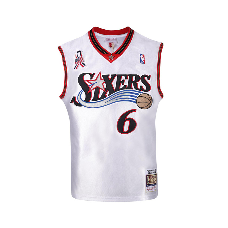 Mitchell & Ness X Nba Eastern Conference Allen Iverson Hardwood Classics 2002 All Star Game Authentic Jersey