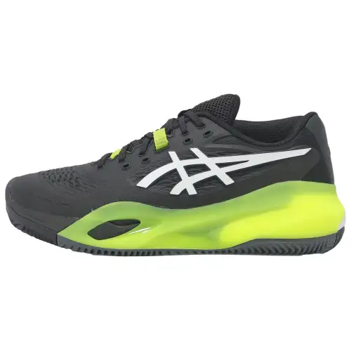Asics GEL RESOLUTION X CLAY Classic And Versatile Cushioning Breathable Support Low top Tennis Shoes Unisex Black