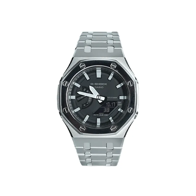 CASIO Men Liquid Crystal/Analog Dual Display Series Black Watch