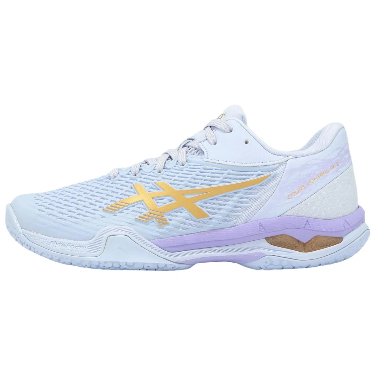 ASICS Court Control FF 3 Low top Tennis Shoes Women's Blue Purple