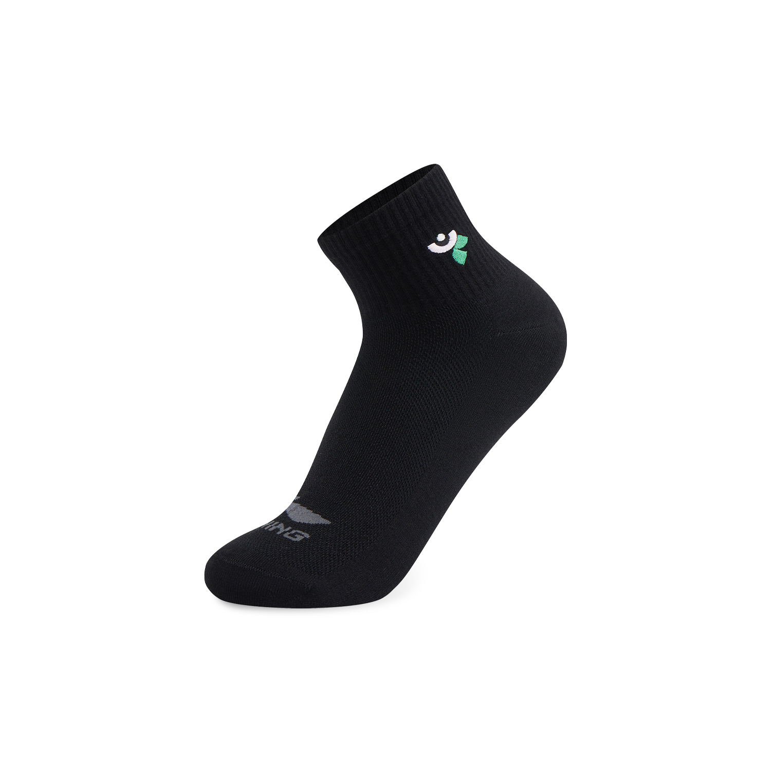 Li Ning Sports Life Collection Crew Socks Unisex 1 Pack Black