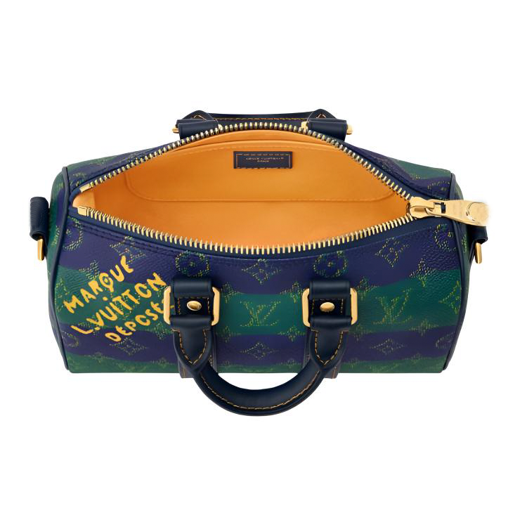 Мужская сумка Louis Vuitton keepall 25 (разноцветная) — фото 4