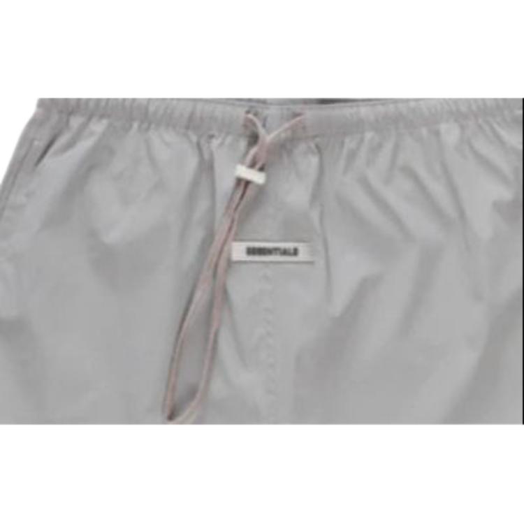 Штаны Fear of God Essentials FW20 Volley Shorts Silver Reflective (серебристый) — фото 6