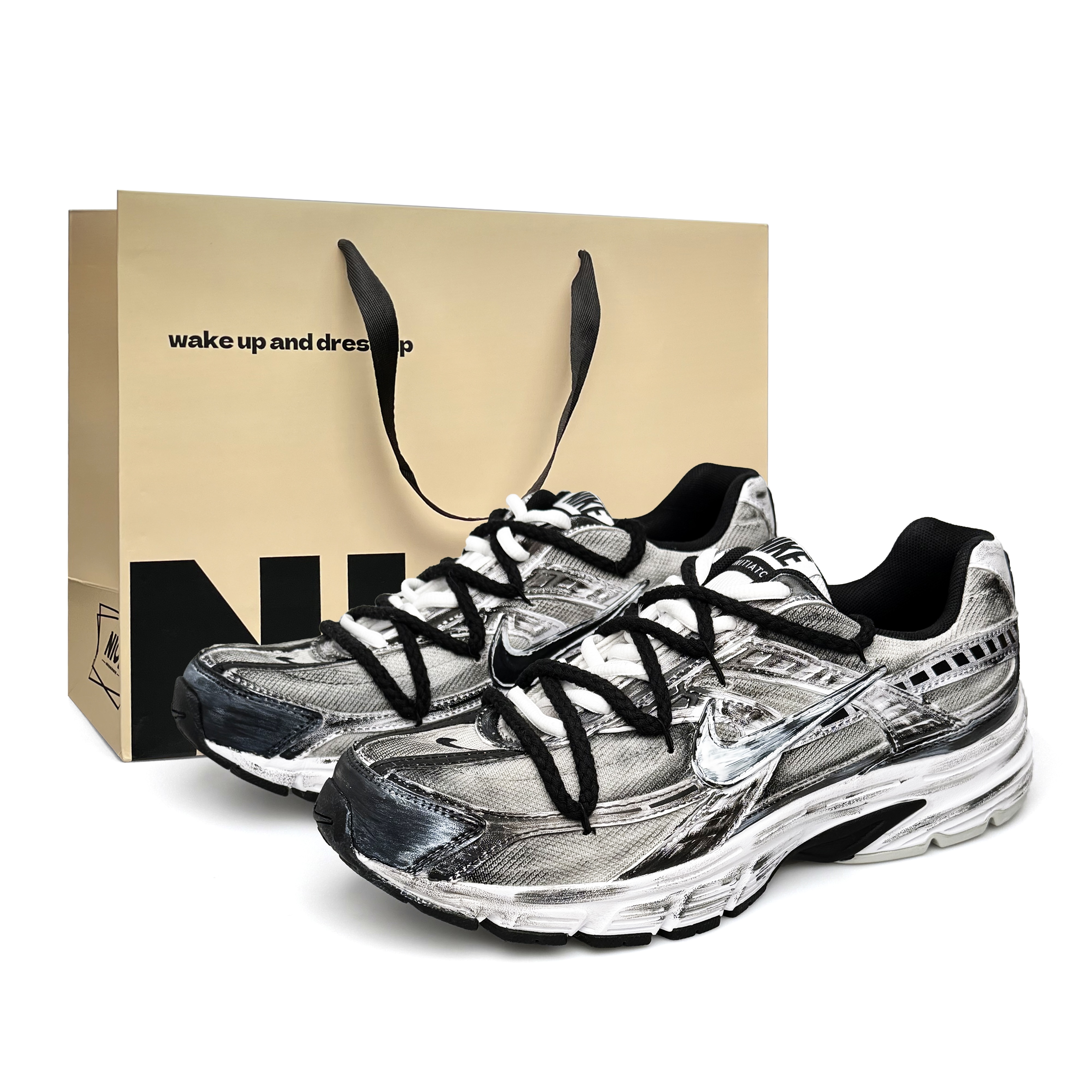Nike Initiator Mesh Abrasion Resistant, Breathable, Lightweight Low top Casual Physical Fitness Test & Exam