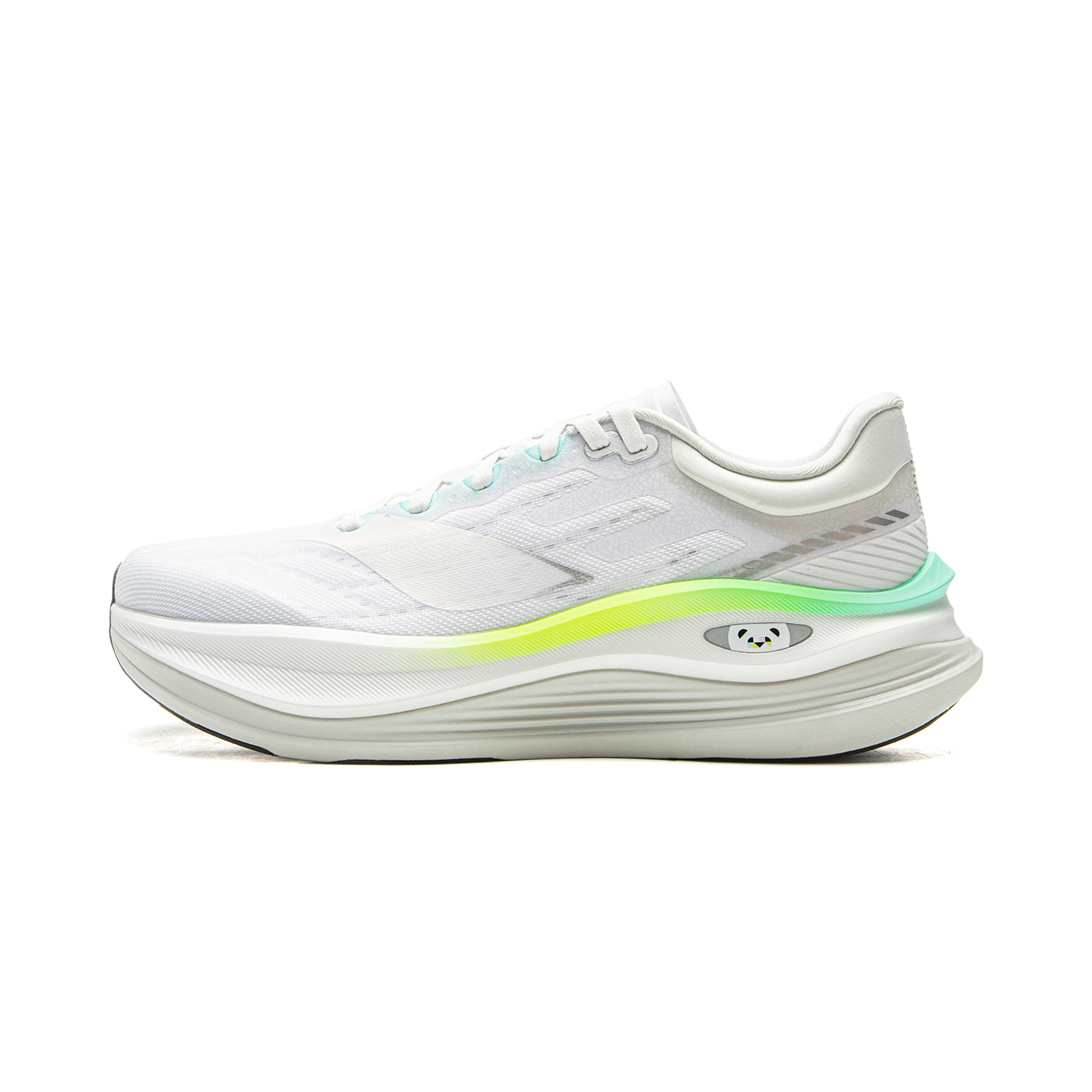 Li Ning Cushioning, Wear Resistant Low top Casual Running Shoes Men’s White