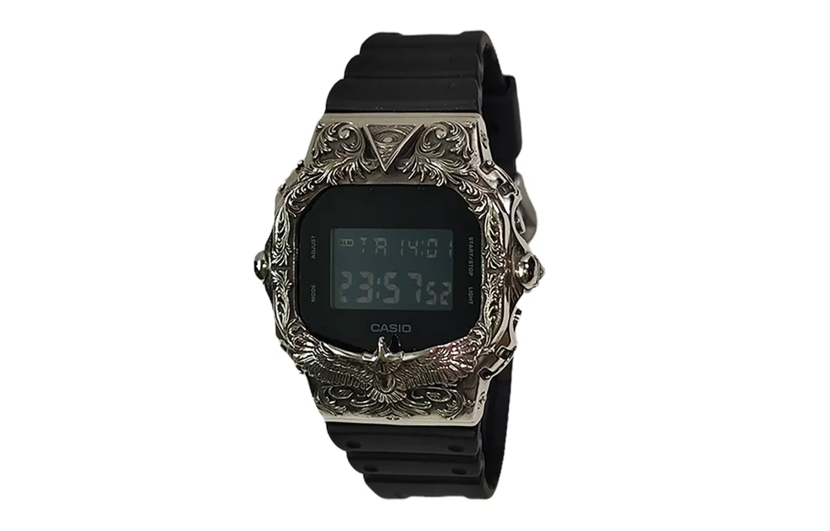 CASIO Custom Collection Thorn Compact Collection Quartz Movement Resin Strap Watch Unisex Black Dial