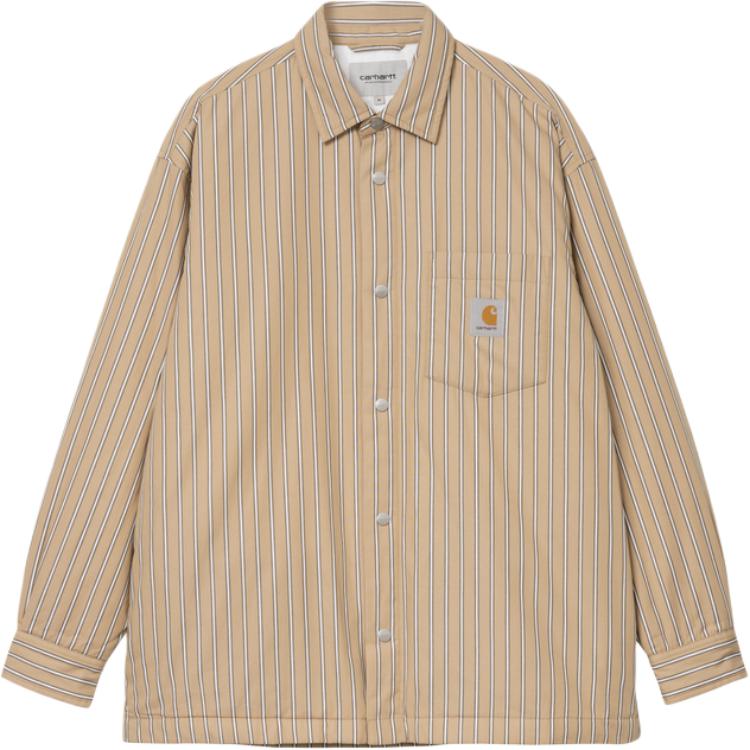 Мужская рубашка Carhartt WIP Прямой крой (в полоску)