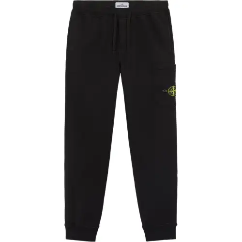 STONE ISLAND Logo Patch Drawstring Trousers