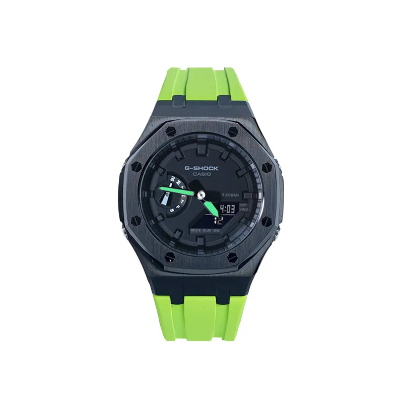 CASIO Men Liquid Crystal/Analog Dual Display Series Black Watch