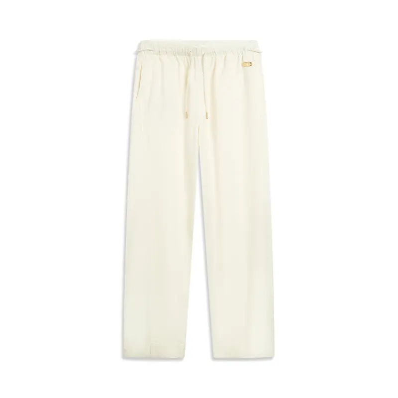 Li Ning x GUGONG,LIANMINGKUAN China Culture Collection Casual Pants Women's Mother Of Pearl White