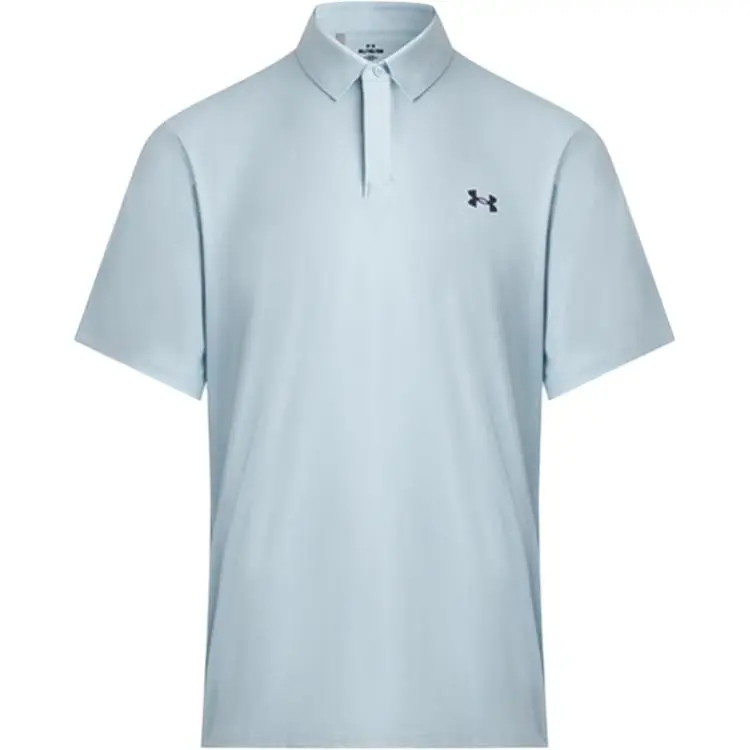 Under Armour Polo Shirts Men's Blue Polo Collar Moderate Straight Fit