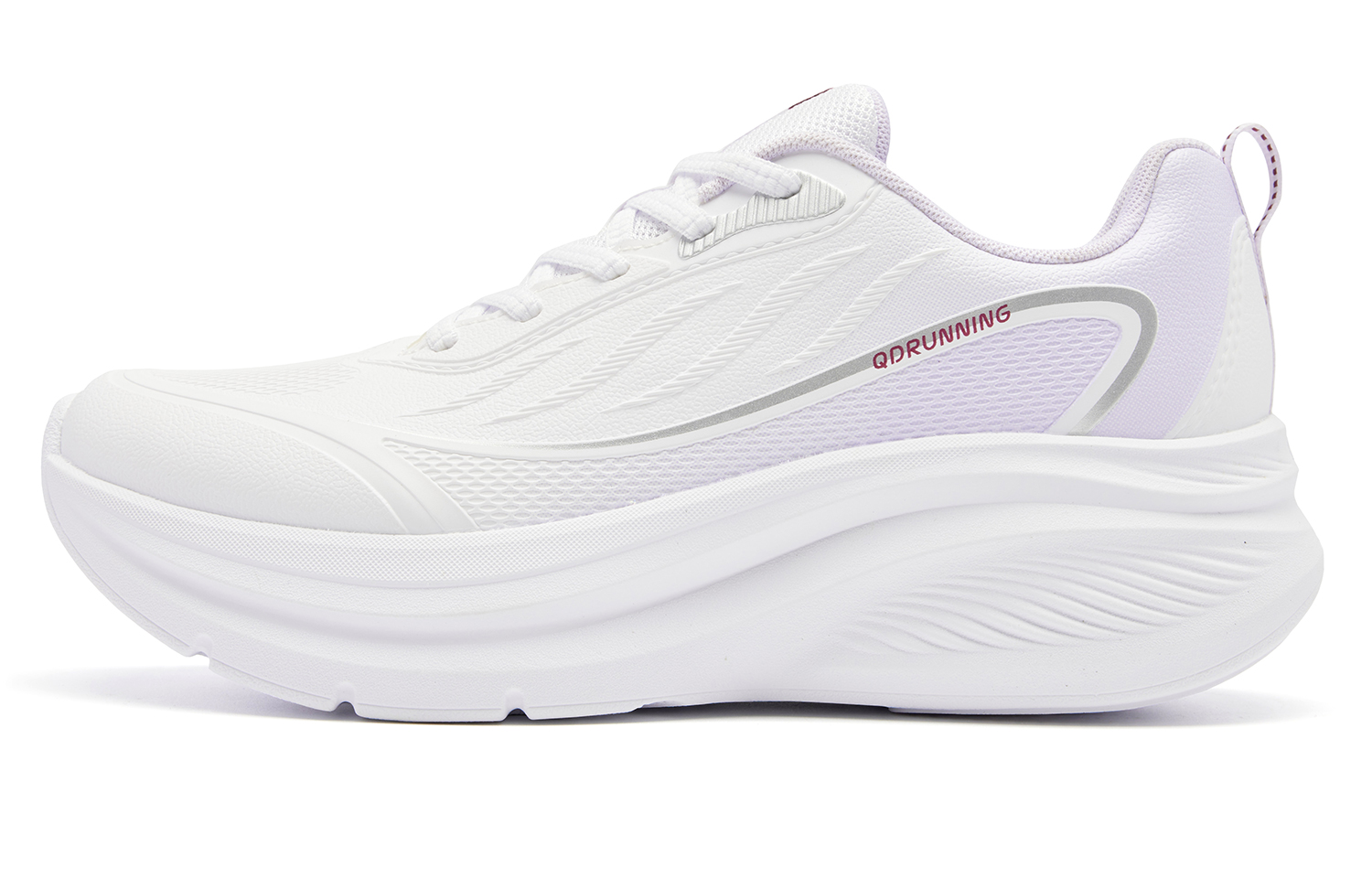 QIAODAN Flying Colors Low top Casual Running Shoes Women’s White Cloud Purple