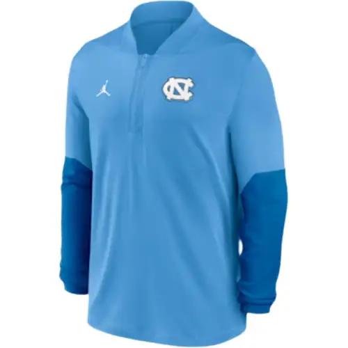 Jordan North Carolina Men's Jordan Brand Dri-FIT College 1/2-Zip Top
