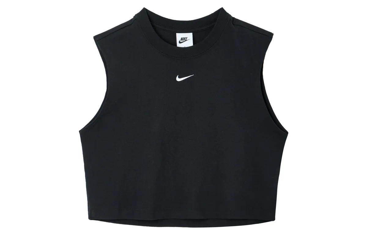 Nike Tank Tops Women's Black Crew Neck Moderate Other