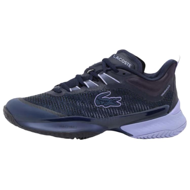 LACOSTE AG LT23 Breathable Low top Tennis Shoes Women’s Deep Space Purple