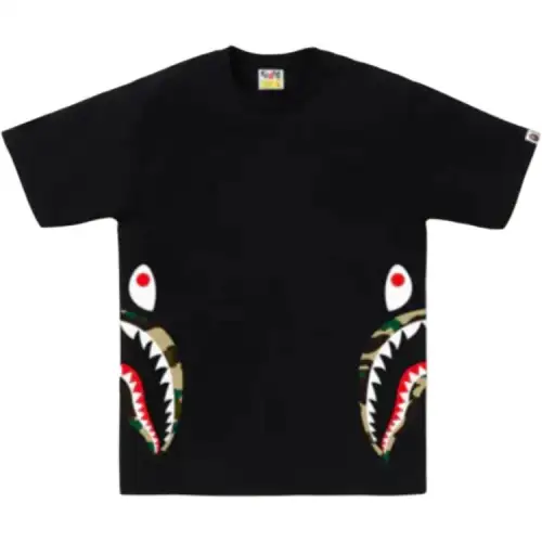 Bape 1st Camo Side Shark Tee