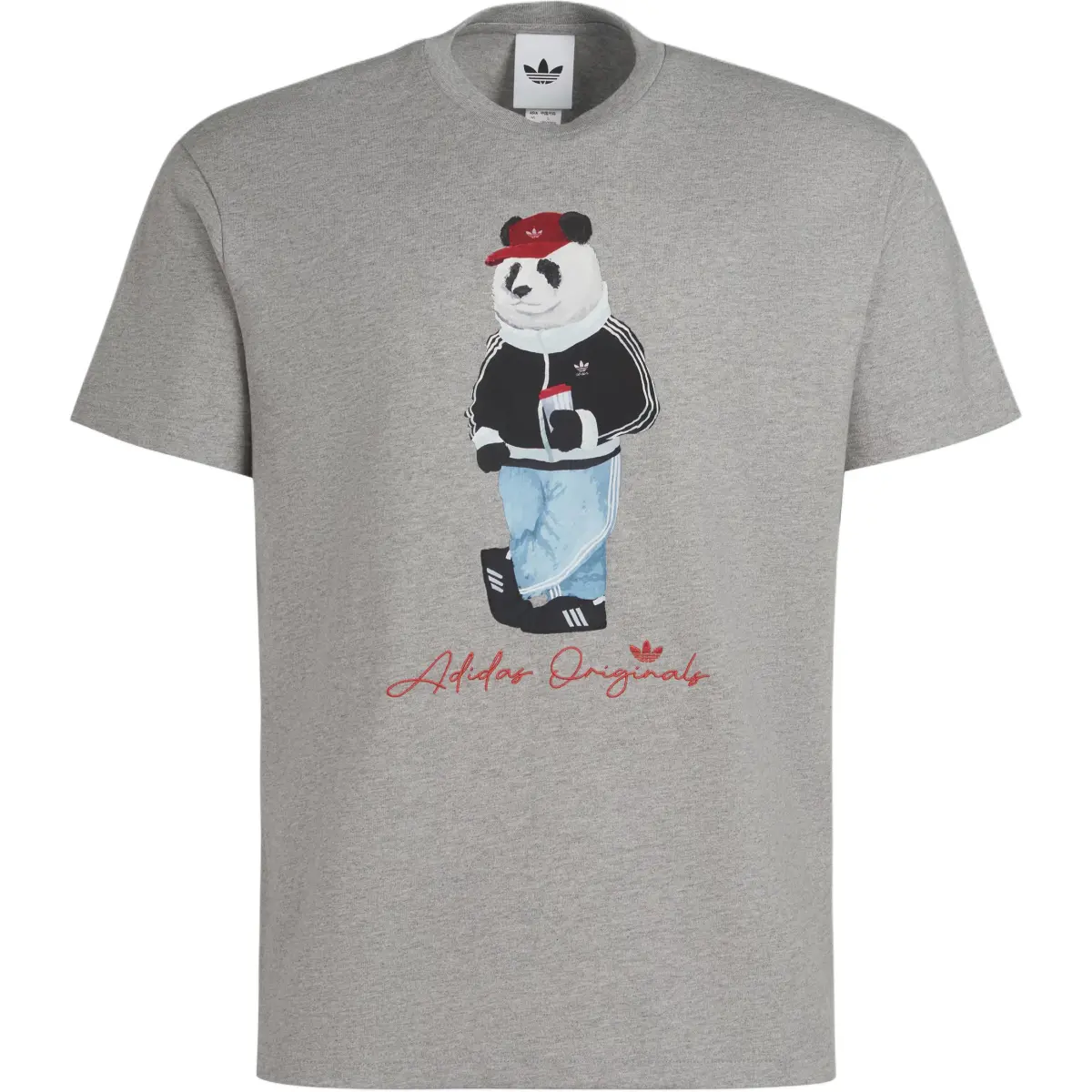 Adidas Originals x DENGZHUOYUE,LIANMINGKUAN SS25 T Shirt Unisex Gray