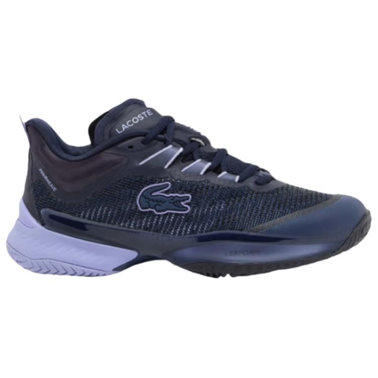 LACOSTE AG LT23 Breathable Low top Tennis Shoes Women’s Deep Space Purple