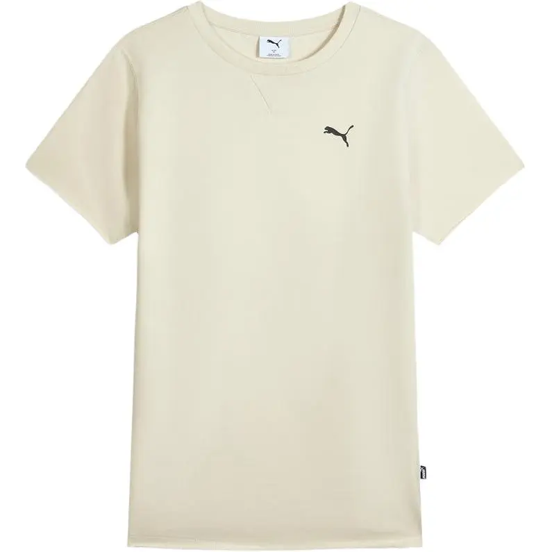 PUMA MODERN BASICS Baby Terry T Shirt Men's Ecru