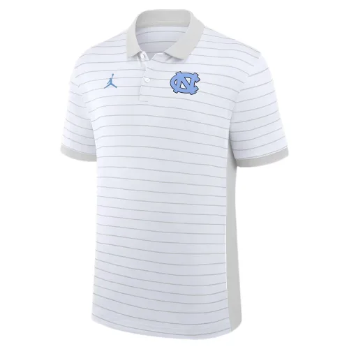 Jordan North Carolina Sideline Victory Stripe Men's Jordan Brand Dri-FIT College Polo