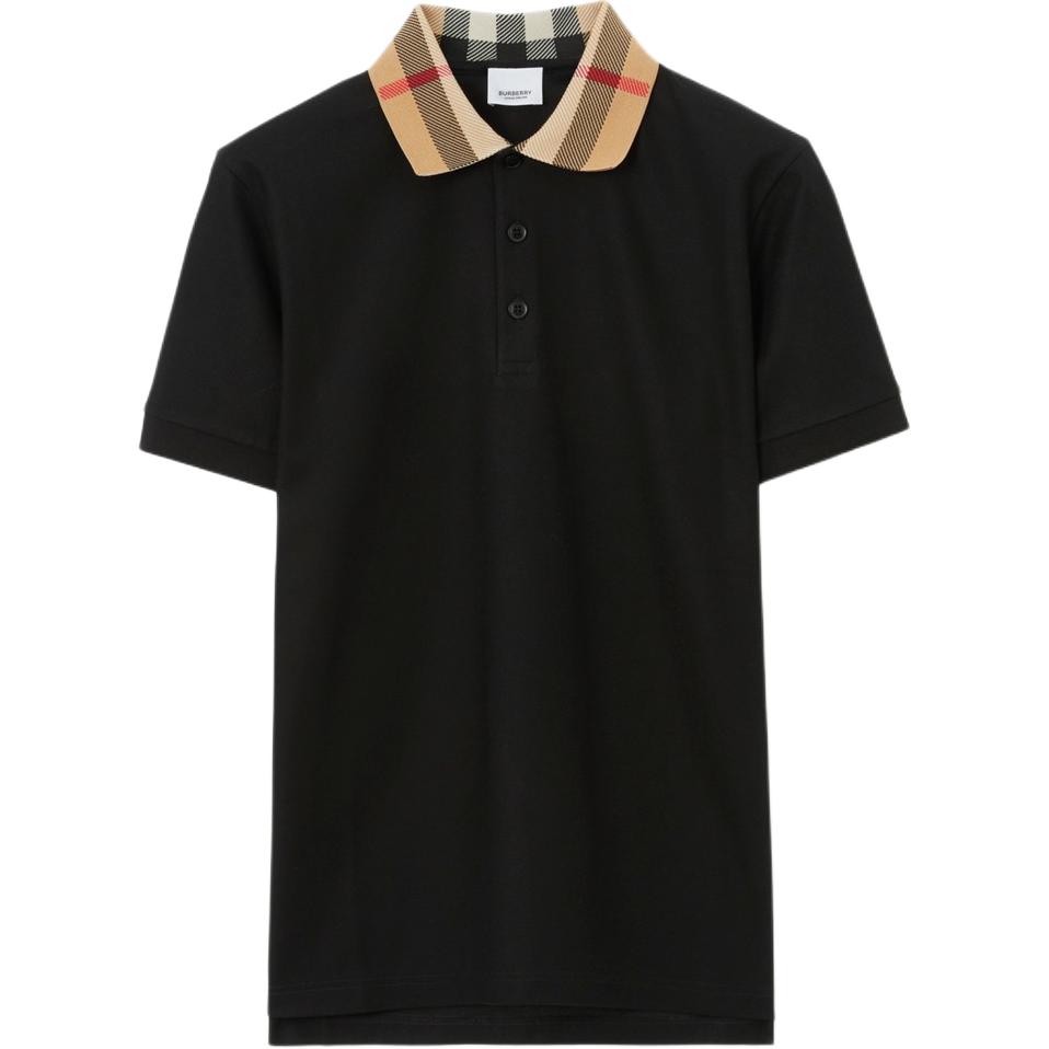 Мужская футболка Burberry Burberry SS23 Polo (черная)