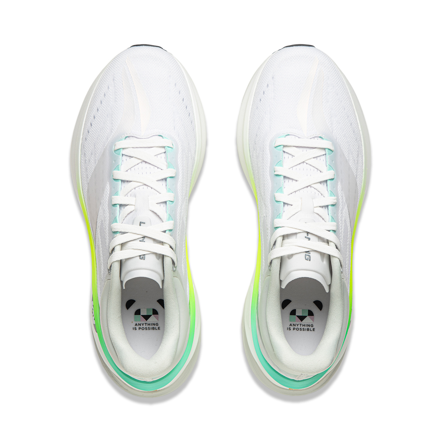 Li Ning Cushioning, Wear Resistant Low top Casual Running Shoes Men’s White