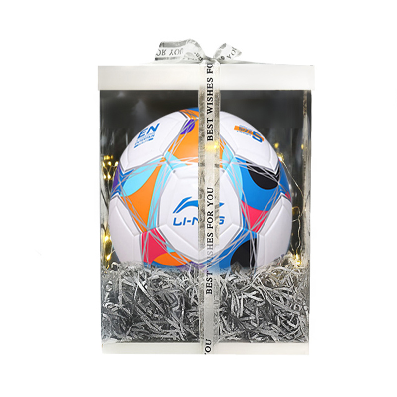 Li Ning Size 5 Soccer Ball TPU Machine Stitched Soccer Ball Unisex Multicolor
