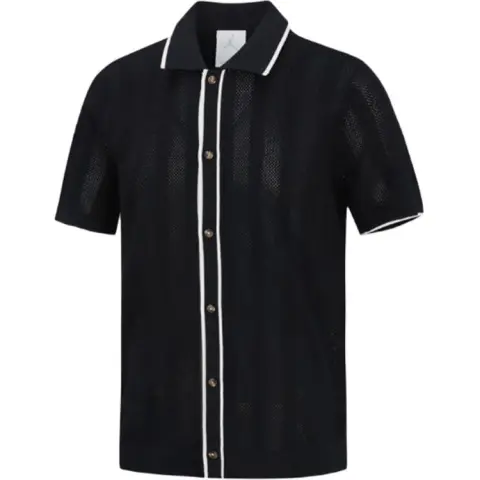 Nike Sport ​Men’s Knit Button-Down Golf Top