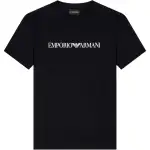 EMPORIO ARMANI Logo Printed Crewneck T Shirt