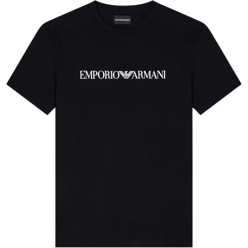 EMPORIO ARMANI Logo Printed Crewneck T Shirt