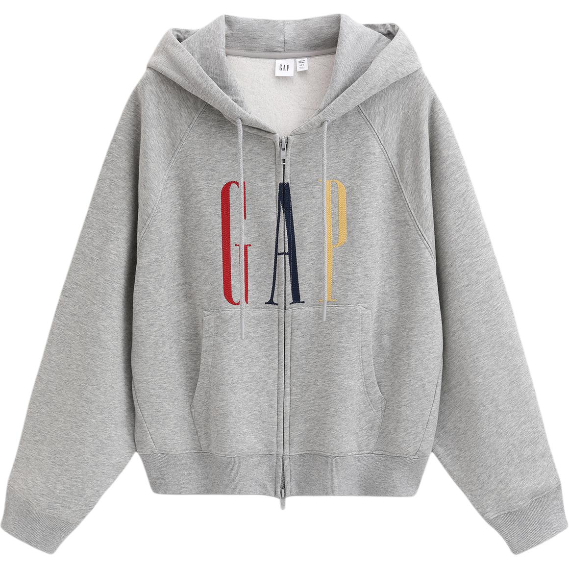 Женское худи GAP logo (серый) — фото 6