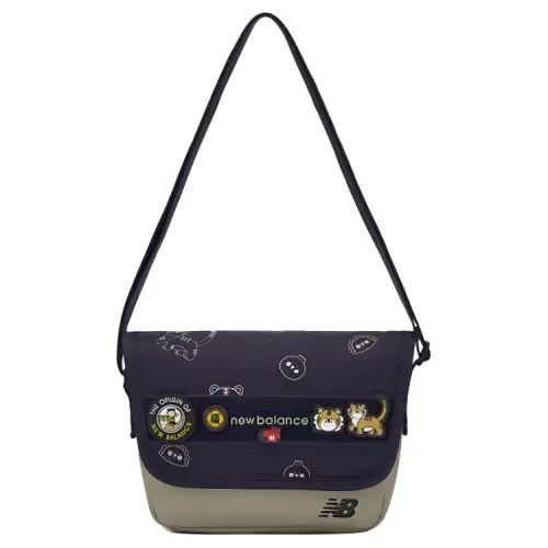 New Balance Fabric Shoulder Bag, Crossbody Bag Unisex Blue