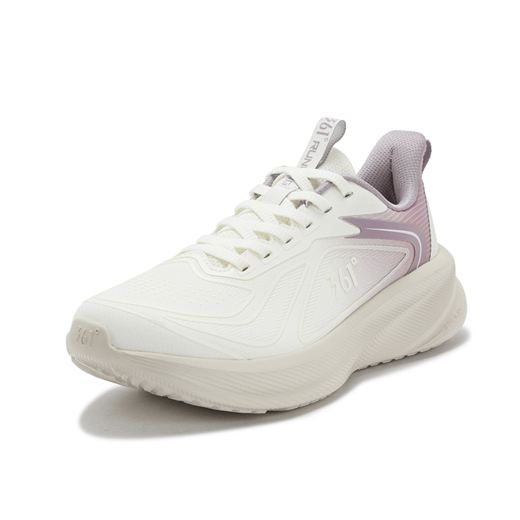 361° Cushioning, Wear Resistant Low top Casual Running Shoes Women’s Lilac Gray Purple