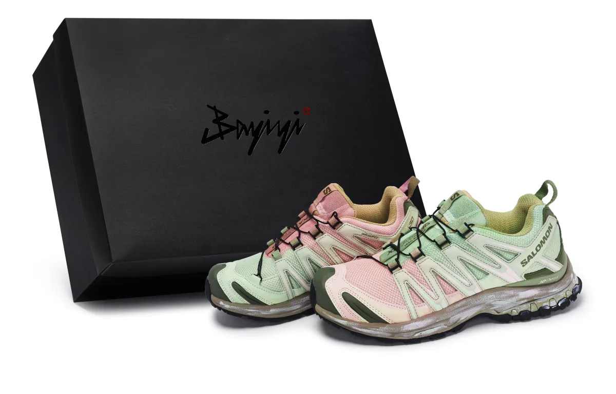 SALOMON XA PRO 3D 811 Manufacturing, Green Bamboo With New Powder, Special Shoe Box Cushioning Low top Outdoor Shoes