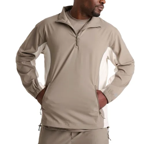 New Balance Jackets Men's Khaki Lapel Moderate Other