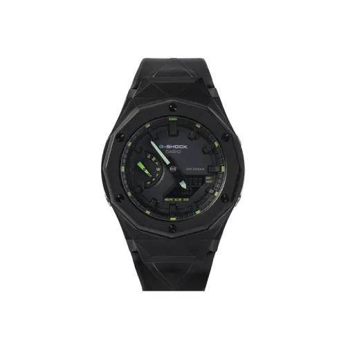 CASIO Men Liquid Crystal/Analog Dual Display Series Black Watch