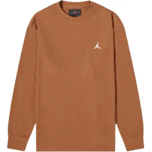 Jordan Apparel Sweatshirts Men's Tan Crew Neck Moderate