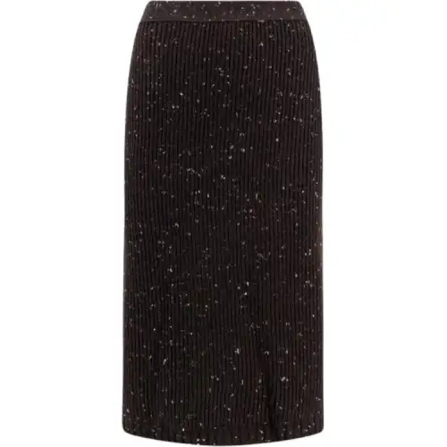 Bottega Veneta English Rib Skirt