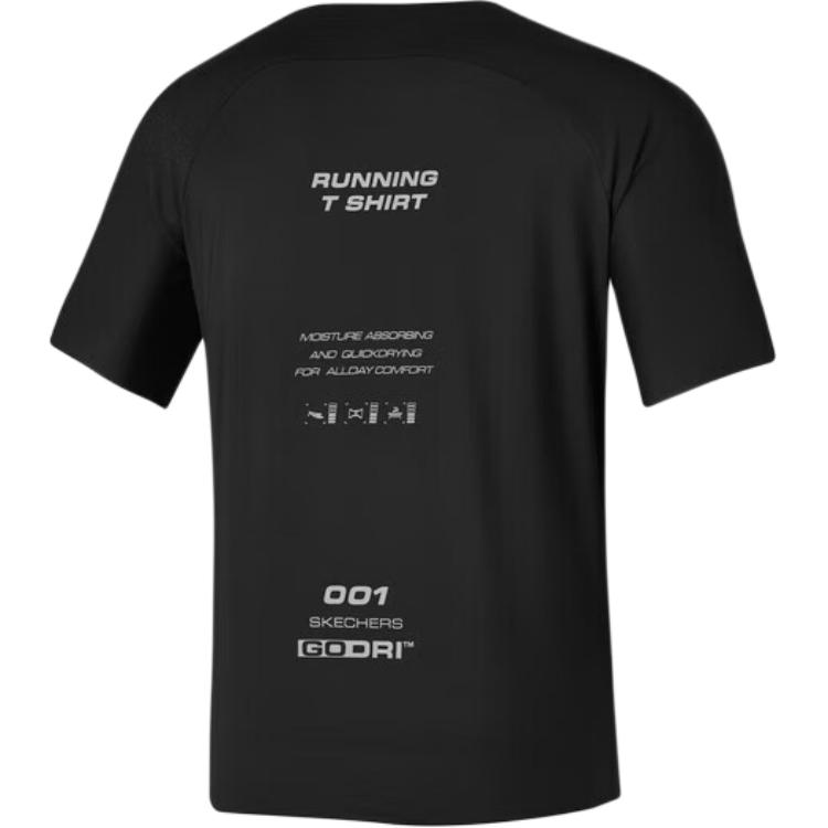 Skechers T Shirt Men’s Carbon Black