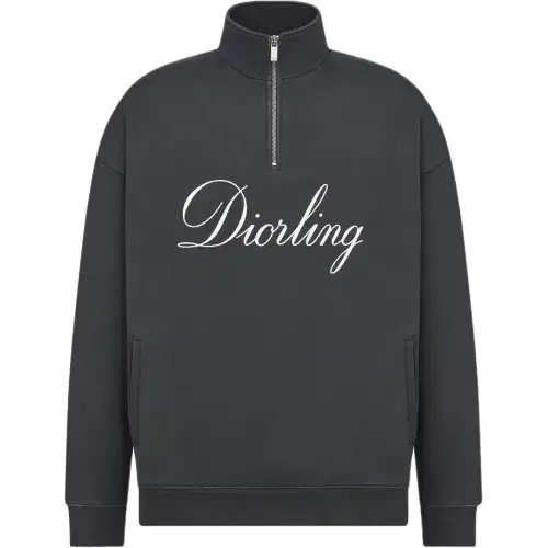 Dior Diorling Zip Detailed Sweatshirt