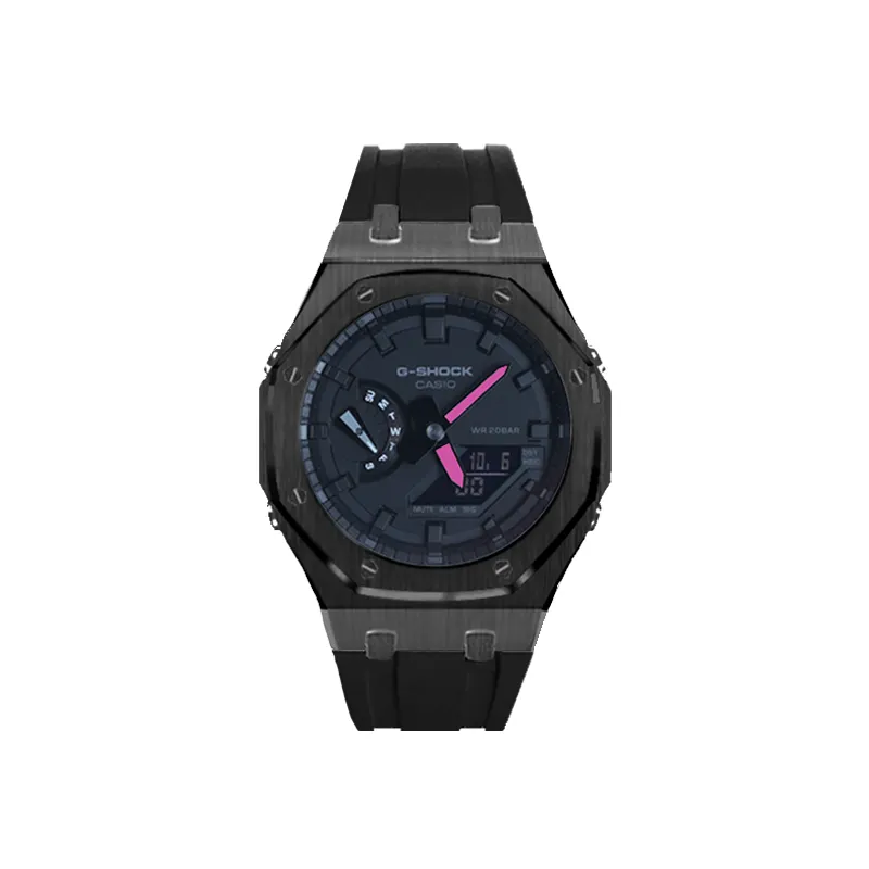 CASIO Men Liquid Crystal/Analog Dual Display Series Black Watch