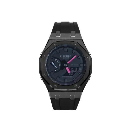 CASIO Men Liquid Crystal/Analog Dual Display Series Black Watch