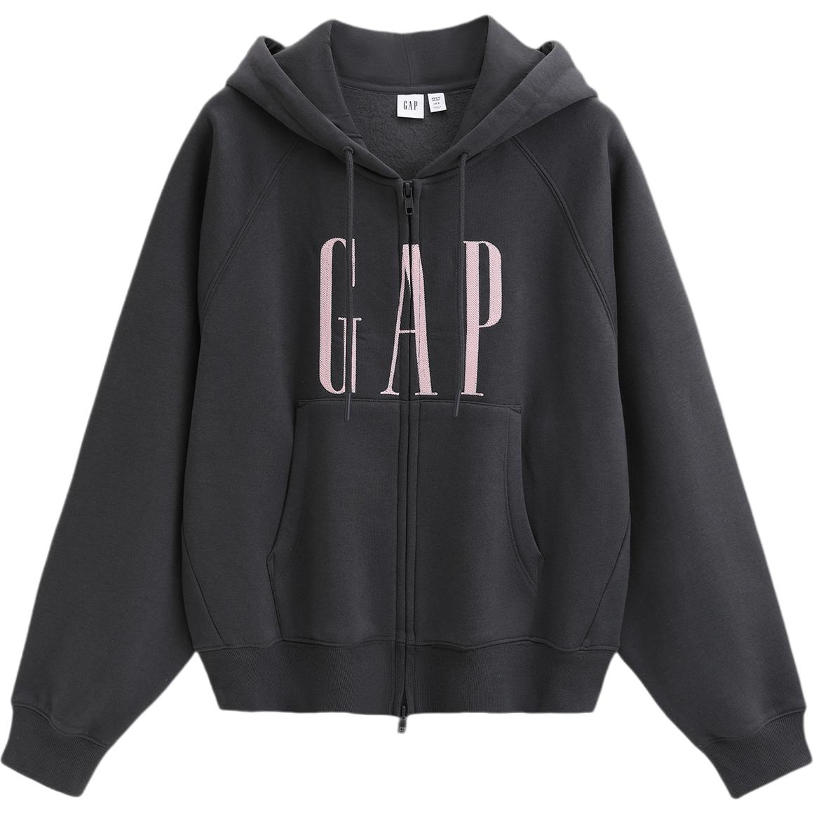 Женское худи GAP logo (серый) — фото 12