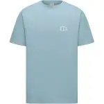 DIOR T Shirts Men's Blue Crew Neck Moderate Straight Fit
