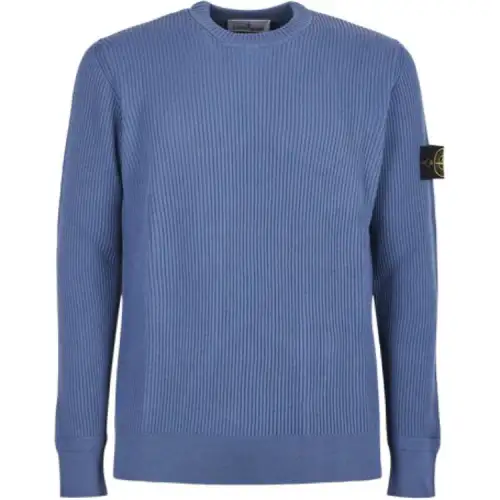 STONE ISLAND Logo Patch Crewneck Jumper