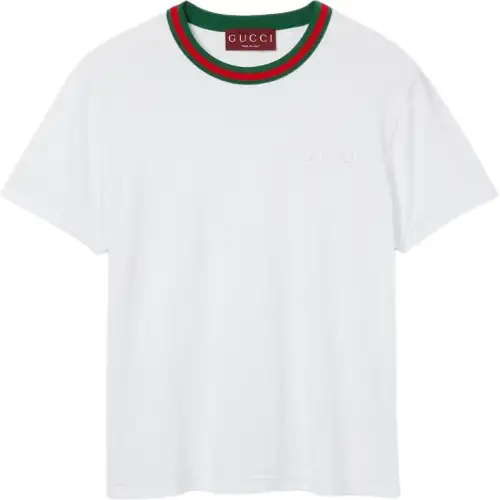GUCCI Logo Detailed Crewneck T Shirt