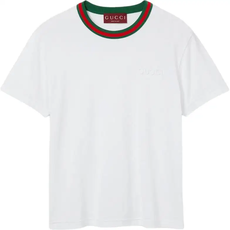 GUCCI Logo Detailed Crewneck T Shirt