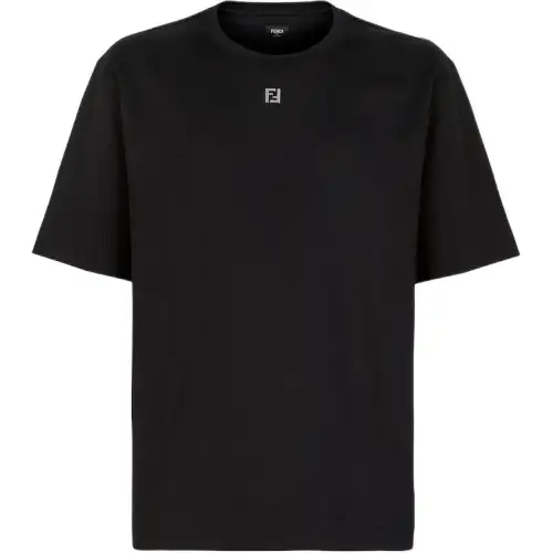 FENDI Ff Plaque Crewneck T Shirt