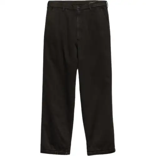 Prada triangle-logo cotton trousers