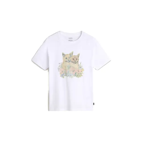Vans T Shirts Women's White Crew Neck